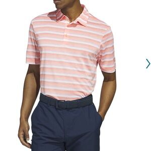 Two color stripe golf polo